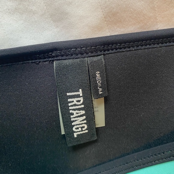 Blue TRIANGL bikini WITH BAG - Picture 5 of 7